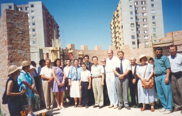 Az épülő új templom